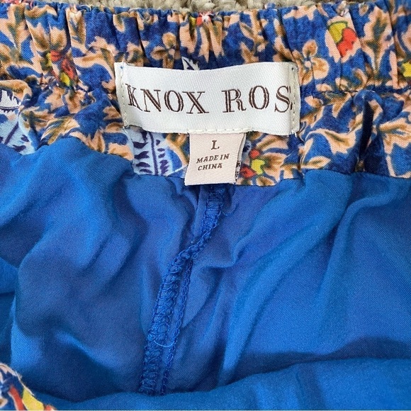 Knox Rose Pleated Midi Sundress in Blue and Orange - Picture 13 of 16